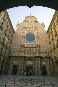 Catholics Prints: SPAIN. Monistrol de Montserrat