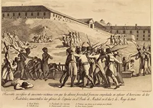 Spain. Peninsular War (1808-1809). French repression in Madrid after the Second of May 1808. Etching. SPAIN. Madrid. Municipal Museum. AISA/Everett Collection**US SALES ONLY**