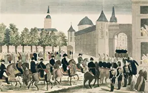 Madrid Prints: Spain. Peninsular War. Triumphal entrance of the French into Madrid (December 4)