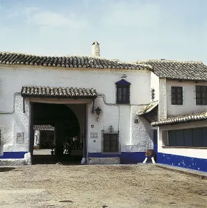 Ciudad Real Prints: SPAIN. Puerto Lpice. 'Venta' (Inn) from Don Quixote
