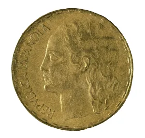 Coin Prints: Spain. Republican coin of the Civil War (1936-39)
