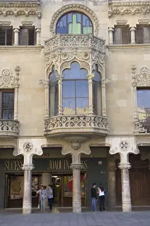 Tarragona Prints: SPAIN. Reus. Navs House. Route of Modernism