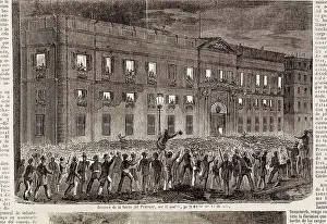 Liberal Prints: Spain. Revolution of 1854 (Madrid)