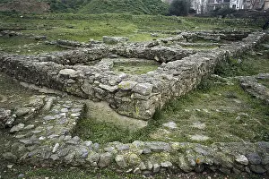 Collapse Prints: SPAIN. Roses. Ruins of the Greek Cologne of Roses