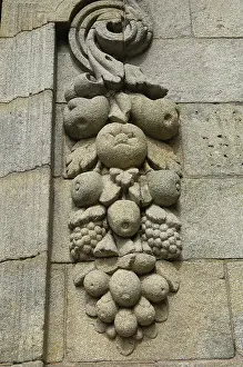 Grapes Prints: SPAIN. Santiago de Compostela. Casa de la Parra (Vine House)
