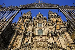 Galicia Prints: SPAIN. Santiago de Compostela. Cathedral of Santiago de Compostela