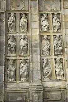 Galicia Prints: SPAIN. Santiago de Compostela. Cathedral of Santiago de Compostela