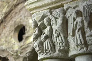 Pillar Prints: SPAIN. Santillana de Mar. Santa Juliana collegiate church