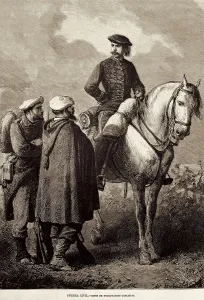 Absolutism Prints: Spain. Second Carlist War. Engraving by Balaca y Canseco in 'La Ilustracin Espaola y Americana' (February 22)