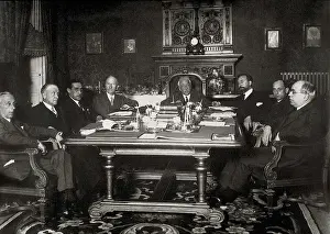 Azana Prints: Spain. Second Republic (1931). First meeting of the provisional government of the Republic