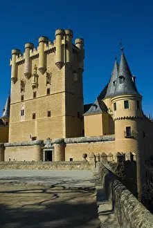 Segovia Prints: SPAIN. Segovia. Alcazar (castle)