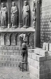 Wall Prints: SPAIN. Tarragona. Cathedral of St