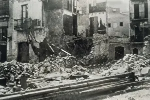Tarragona Prints: SPAIN. Tarragona. Spanish Civil War (1936-1939)