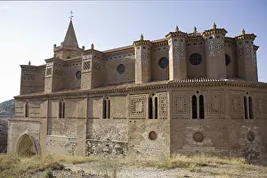 Aragon Prints: SPAIN. TERUEL. MontalbAn. Church of Santiago el Mayor (Saint James)