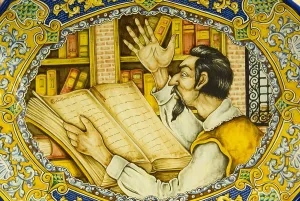 Toledans Prints: SPAIN. Toledo. Ceramics. The Don Quixote