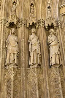 Valencian Prints: SPAIN. Valencia. Cathedral. Detail of the faade