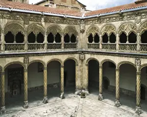 Renaissance Prints: SPAIN. Valladolid. Colegio de San Gregorio (College of St)