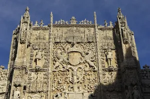 Valladolid Prints: SPAIN. Valladolid. Facade of the Colegio de San Gregorio (College of St)