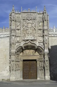 Valladolid Prints: SPAIN. Valladolid. Facade of the Colegio de San Gregorio (College of St)