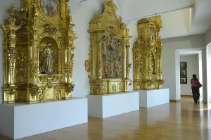 SPAIN. Valladolid. National Museum of Sculpture. Hall of the Museum. Altarpieces. Rafa Prez/AISA/Everett Collection (188341)**US SALES ONLY**