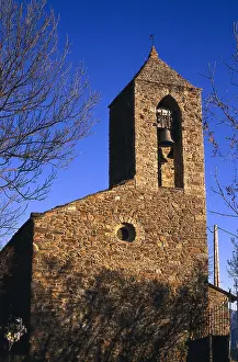 Gerona Prints: SPAIN. Ventol. Church of Sant Cristfol de Ventol (11th c)