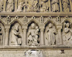 SPAIN. Villalczar de Sirga. Church of Santa Mara la Blanca. Central nave. Romanesque art. ; Gothic art. Architecture. AISA/Everett Collection**US SALES ONLY**