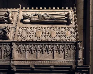Attire Prints: SPAIN. Vimbod. Monastery of Poblet