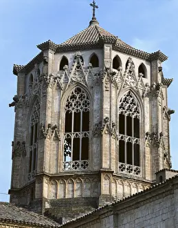 SPAIN. Vimbodi. Monastery of Poblet. Dome of the church (14th c.). Gothic art. Architecture. - J. Bedmar/Iberfoto/Everett Collection (501293)**US SALES ONLY**