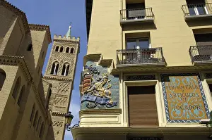 Aragon Prints: SPAIN. Zaragoza. Church of San Gil