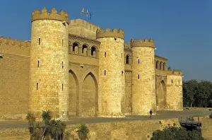 Aragon Prints: SPAIN. Zaragoza. La Aljaferia Palace
