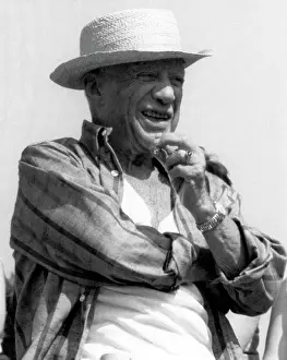 History Prints: Spanish artist Pablo Picasso, (1881-1973)