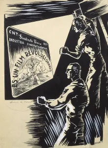 Labor Movement Prints: Spanish Civil War (1936-1939). 'Es un film revolucionario' (It's a Revolutionary Film)