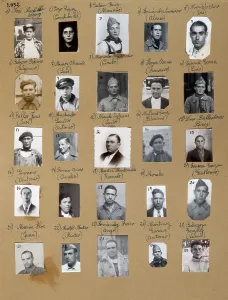 Repression Prints: Spanish Civil War (1936-1939). Franquist policial record with republican people