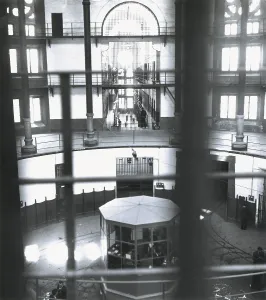 Republics Prints: Spanish Civil War (1936-1939). Interior of the Modelo Prison in Barcelona