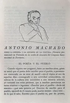 Spanish Civil War (1936-1939). Magazine "Hora de Espaa". Number 8 dedicated to the Congress of Antifascist Intellectuals (Valencia, 1937)