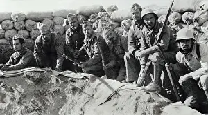 Sandy Prints: Spanish Civil War (1936-1939). Members of the International Brigades at the front of Teruel