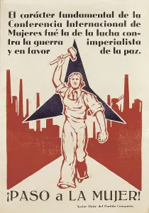 Labor Movement Prints: Spanish Civil War (1936-1939). 'Paso a la Mujer!' (Make Way to Woman)