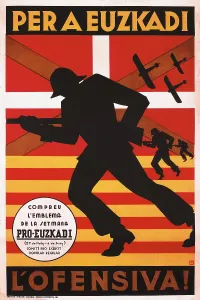 Republics Prints: Spanish Civil War (1936-1939). 'Per a Euzkadi l'ofensiva!' (For Euskadi the Offensive!)