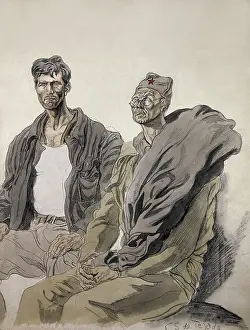 Militia Prints: Spanish Civil War (1936-1939). Republican soldiers