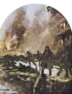 Fascism Prints: Spanish Civil War (1936-1939). Siege of Oviedo (September 1936)