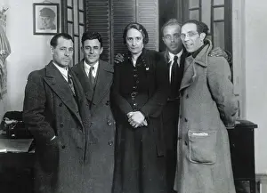 Raincoat Prints: Spanish Civil War (1936-1939). Spanish communists leaders