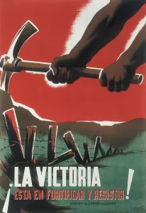To Entrench Prints: Spanish Civil War (1936-1939). 'Victory lies in fortify and resist'