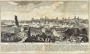 Rigaud Prints: Spanish Succession War. Assault and conquest of Barcelona (11st September 1714)