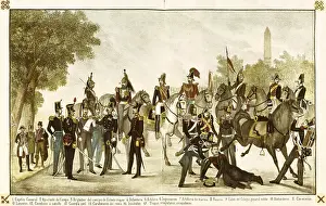 Aisagp4 Prints: Spanish uniforms of the beginning of the 19th c