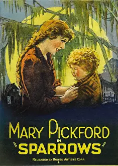 Girl Prints: SPARROWS, left to right: Mary Pickford, Mary Louise Miller, 1926