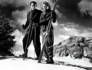 Skis Prints: SPELLBOUND, Gregory Peck, Ingrid Bergman, 1945