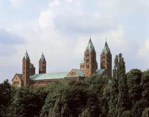 Germanic Prints: Speyer Cathedral. 1030-1061. GERMANY