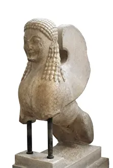 Athenai Prints: Sphinx. 560 -550 BC. Archaic Greek art