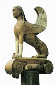Ellas Prints: Sphinx of Naxos. ca. 570 BC. Archaic Greek art