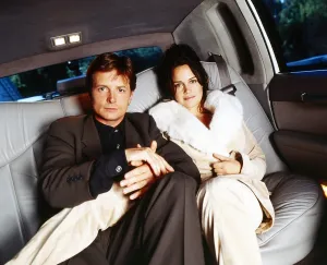 Michael J Prints: SPIN CITY, from left: Michael J. Fox, Carla Gugino, 1997, 1996-2002